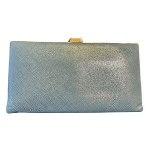 Lodis Wallet Blue Shimmer New With Tags